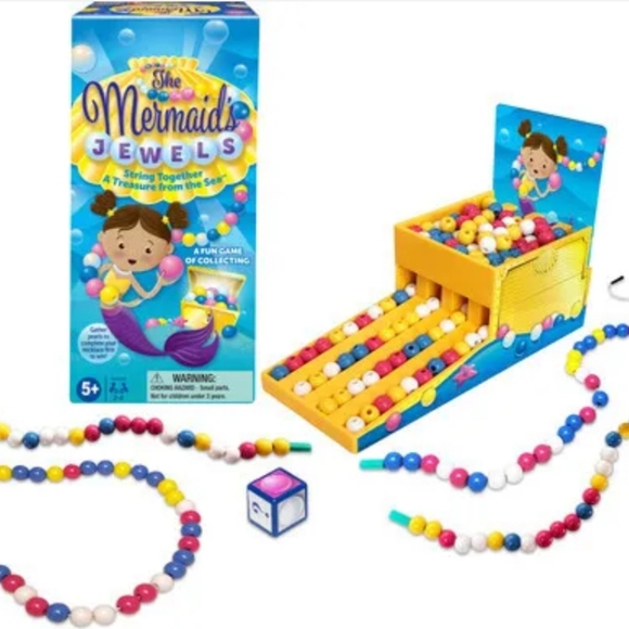 THE MERMAID'S JEWELS: String Together A Treasure From The Sea Table Top Game NEW - Picture 4 of 4